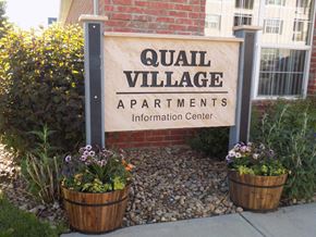 Longmont apartment for rent - Quail Village Apartments Exterior Monument Sign